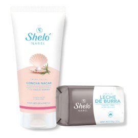 Concha Nácar + Jabón Leche De Burra Antimanchas Sheló Nabel