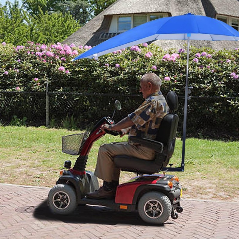 Sun Shade Canopy for Mobility Scooters， Rain Convertible Top Accessory