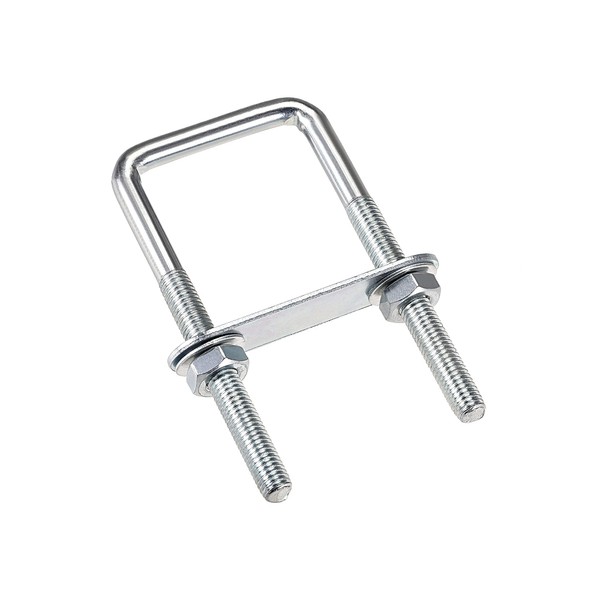 sourcing map Set of 4 Square U-bolt U-bolts U-bolts U-bolts