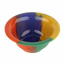 GET B-105-CE Melamine Narrow Rim Deep Fruit/Soup Bowl, 10 Ounce, Celebration Multi Color (Set of 12)