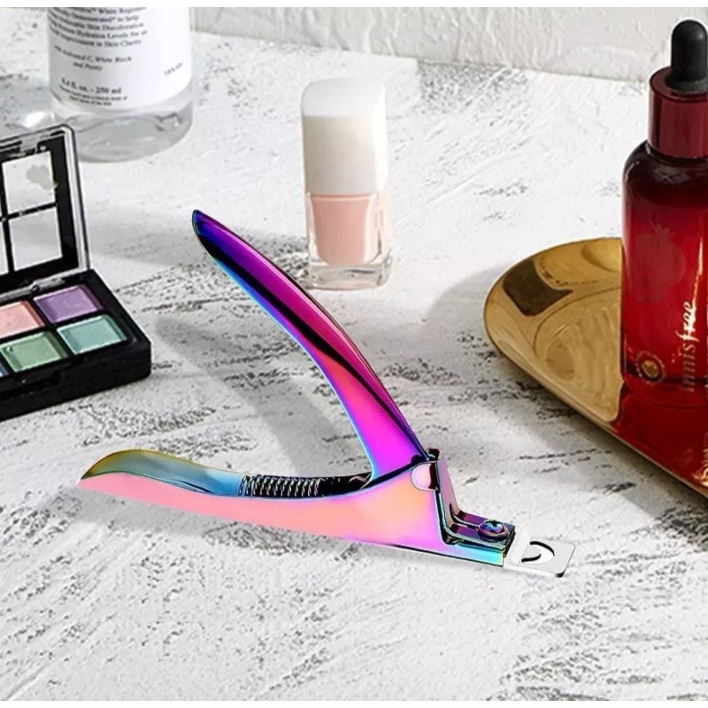 Beauty Tools Corta Tip Camaleon Acero Inoxidable Para Unas Postizas