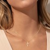 Coshilta Cross Necklace for Women,14K Gold Plated Dainty Cross Pendant