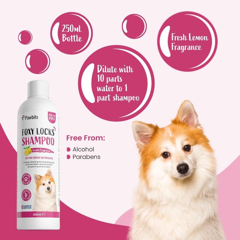 Pawbits Foxy Locks Dog Shampoo For Smelly Dogs to Help