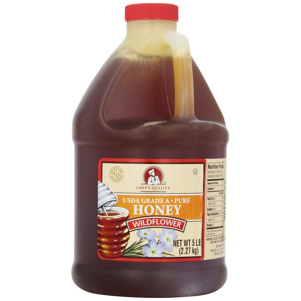 Chef's Quality: Wildflower Honey 5 Lb.