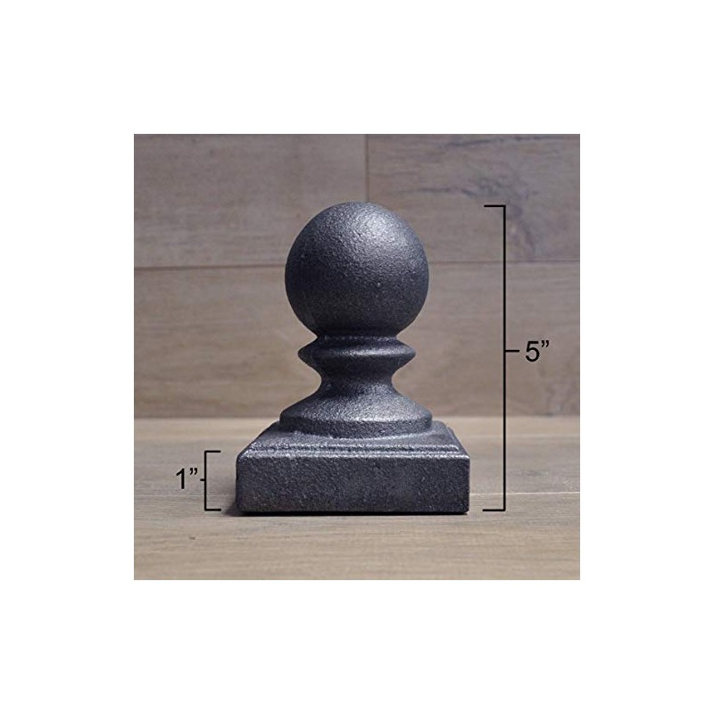 Pro Gate Supply | 3" Cast Iron Ball Post Cap