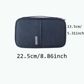 dinghaole Travel Passport Bag Travel Document Bag Clutch Bag Waterproof dustproof Portable Card case Holiday Waterproof Passport Holder