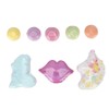 8pcs Bubble Bath Ball Set Different Shapes Fragrance Exfoliating Refreshing