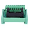 Terminal Block Connector PLC Module IDC-20P 35mm DIN Rail Wiring