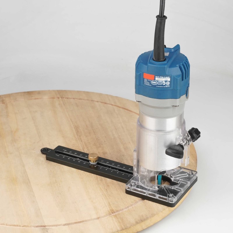 Wood Circular Cutting Jig 8mm Pin Circle Cutter Trimming Guide