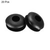 sourcing map Rubber Grommets 4mm Dia. Wire Gasket Ring for