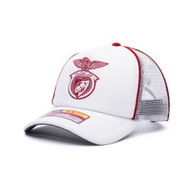 Fan Ink Benfica 'Cali Day' Trucker Style Adjustable Snapback Hat/Cap White