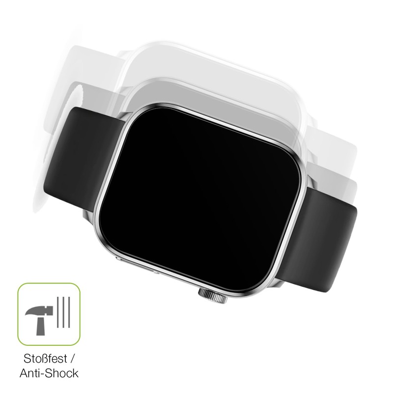 dipos FLEX 2x Matte Screen Protectors Suitable for Ice-Watch Smart