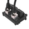 Jienk RJ45 8P8C DIN Rail Mount Ethernet Connector Distribution Breakout