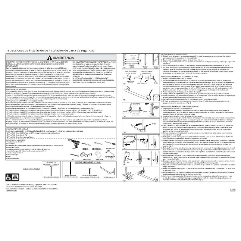 Delta Faucet 41718-CZ Transitional Bathroom Safety Grab Bar, 18-Inch, Champagne