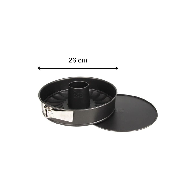 Dr. Oetker Springform mit Flach- und Rohrboden Ø 26 cm,