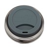 Silicone Drinking Lids with Rust Proof Stainless Steel Bands by