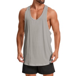 Project Titan Men's Bodybuilding Stringer Workout Tank Top Sleeveless Gym Shirts