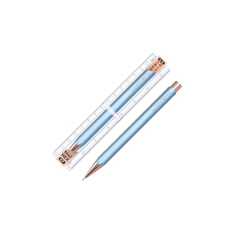 IDOBREUI Mechanical Pencil, 0.5mm, Toolhex Pure Blue, IWI-8F990PP5-52RG