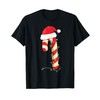 Christmas Candy Cane Funny Santa Xmas Girls Boys Kids T-Shirt