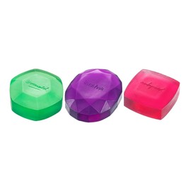 Shiseido Honecake Set (Emerald NA Standard Weight 3.5 oz (100 g) + Crystal Purple Standard Weight 4.1 oz (110 g) + Ruby Red Standard Weight 3.5 oz (100 g)
