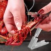 4 Pcs Crawfish Peeler Tool, Stainless Steel Crawfish Tail Remover
