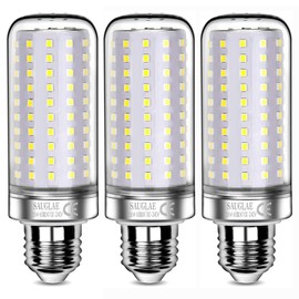 SAUGLAE 26 W LED Bulbs, 200 W Incandescent Bulbs Equivalent, 6000 K Cool White, 3000 Lm, E27 Edison Screw LED Bulbs, Pack of 3