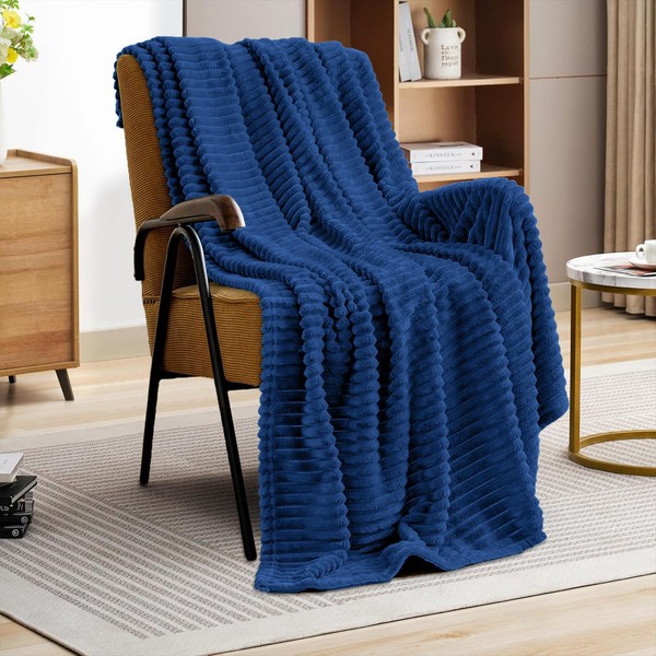 Kuscheldecke Flauschig Decke Wolldecke Blanket 100x150 Sofa Kuscheldecke Blanket Blau