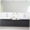 KICHOUSE 2-Tier Cosmetic Storage Organizer Wall-Mounted Vanity Organizer for Bathroom
