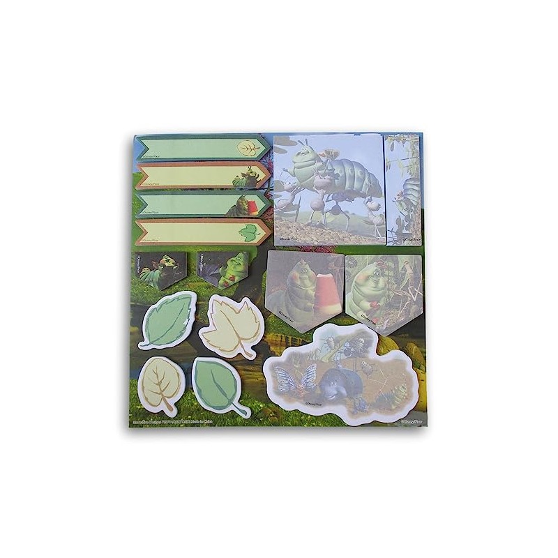 A Bug's Life Notepad Bookmarks Sticky Note Tabs Set for