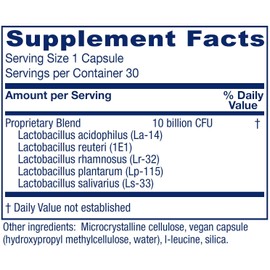 Vitanica FemEcology, Vaginal and Intestinal Probiotic Support, Vegetarian, 30 Capsules