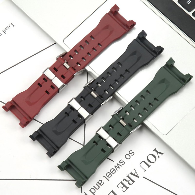 Resin Strap Compatible with Casio GWG-B1000-1A4JF Master of G Series