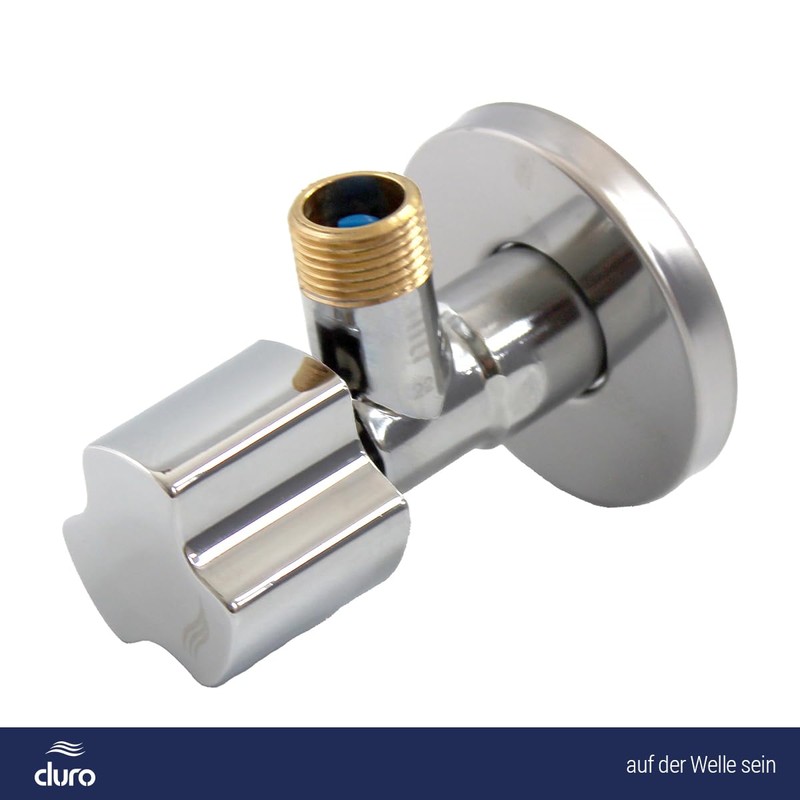 DURO ART Angle Valve 1/2 Inch Self-Sealing - Tap Washing