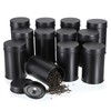 JUXYES 12 Pack Tea Tins Canister with Airtight Double Lids,
