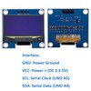 Haldzemo 1.3 inch OLED Display Module I2C IIC 128x64 LCD