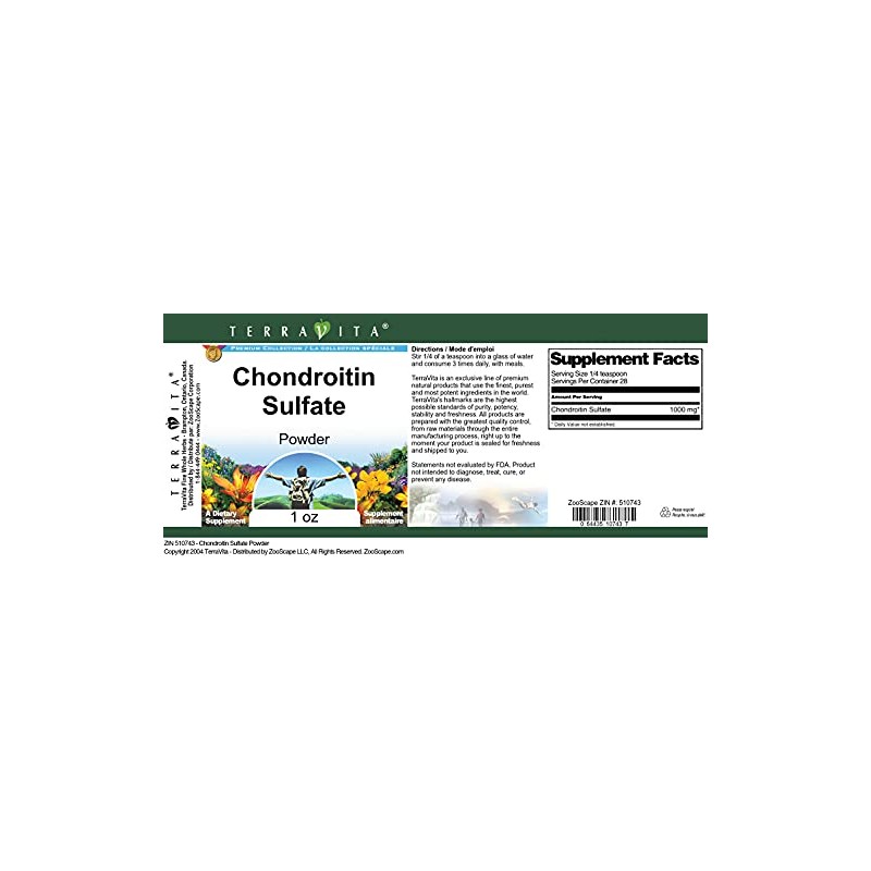 Terravita Chondroitin Sulfate Powder (1 oz, ZIN: 510743)