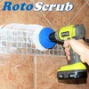 RotoScrub Multi-Purpose Drill Brush Attachment, Showers, Tubs, Carpet, Tile, Grout,