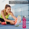 Swig Savvy Sports Leakproof Wide Mouth Glass Water Bottle with