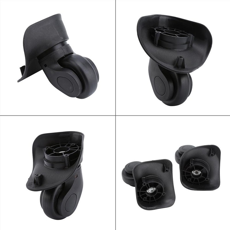 2pcs Universal Wheel, Swivel Wheel, Black Bearing Wheels, Replacement Wheel