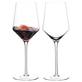 BACLIFE Red Wine Glasses Set of 2- Premium Crystal Wine Glasses Hand Blown-15 oz
