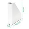 Leitz 53621001 Magazine File, A4, WOW Range, Dual Colour (White/Metallic