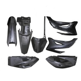 Unbranded Black Plastics Fender Kit For Yamaha TTR 110E TTR110 Dirt Pit Bike Motorcycle
