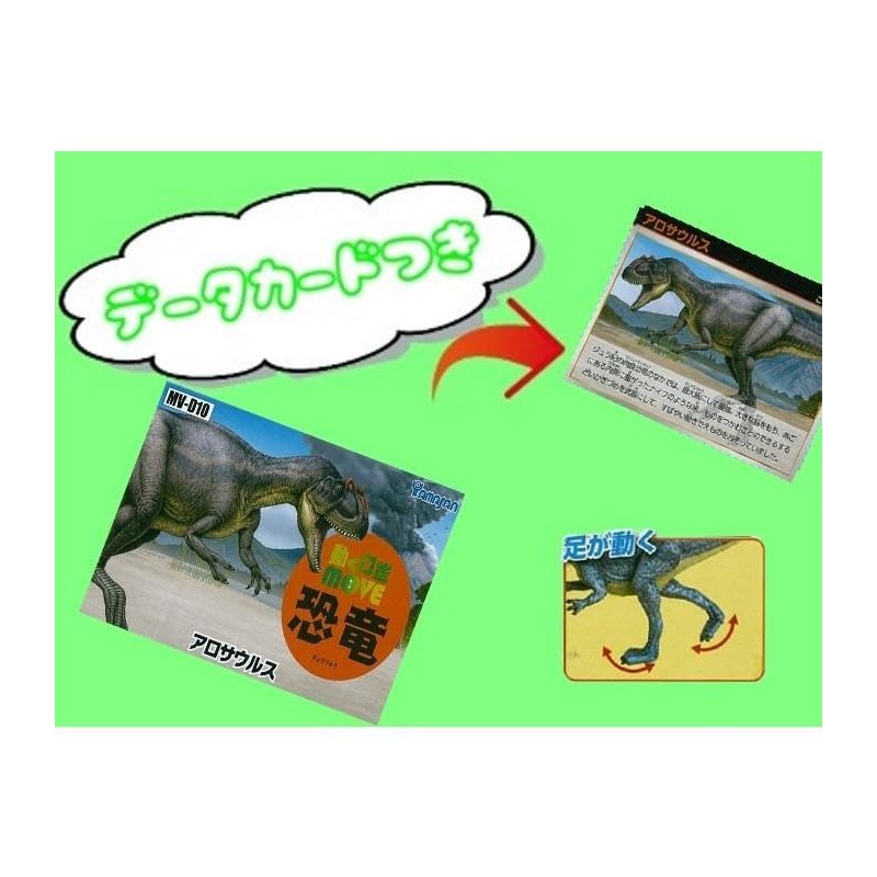 Kodansha Supervised MOVE Dinosaur Figure [Allosaurus] MV-D10