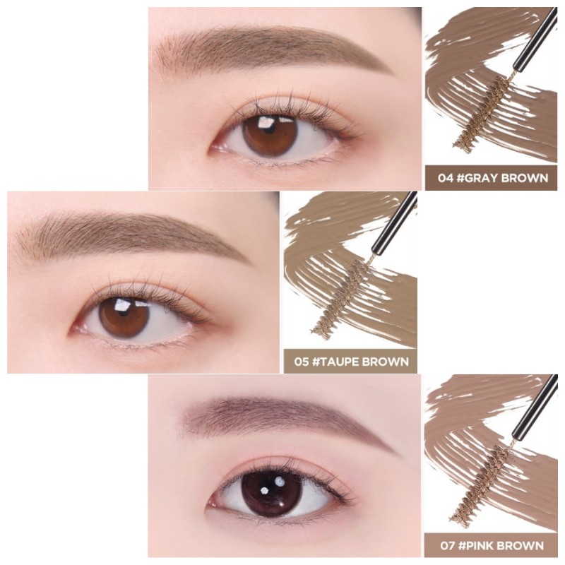 LILYBYRED Skinny Mes Brow Mascara 3.5g, Color:05 Taupe Brown