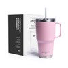 Product Armor 30oz Stainless Steel Tumbler with Handle (Blossom Pink)