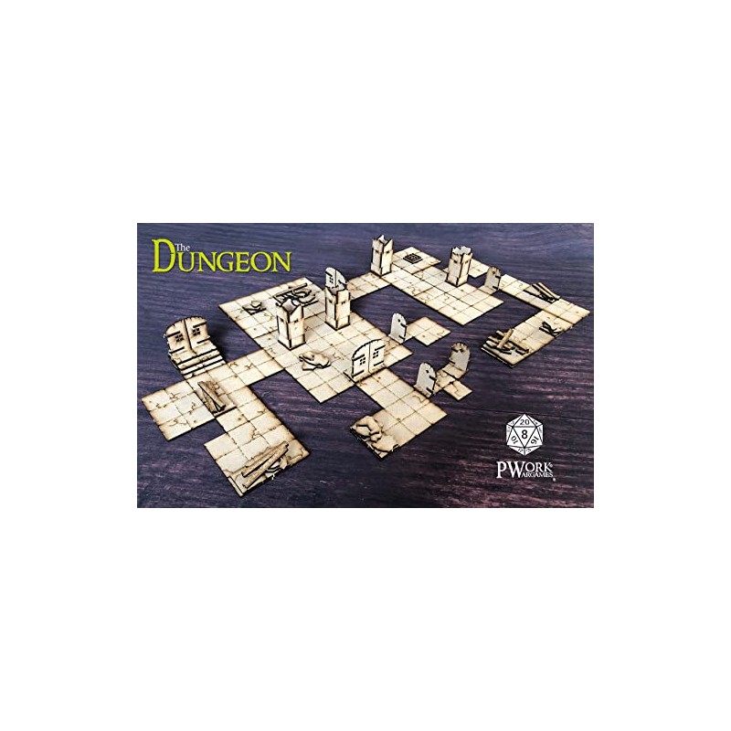 Pwork Wargames The Dungeon - 3D Tactical Maps RPG Fantasy