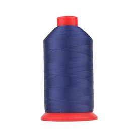 AMOHilos Bonded Nylon 66 Sewing Thread 210D/2 T45#46 4600 Yards for Canvas Furniture Upholstery Leather Goods Automotive Leather Footwear Outdoors(Blue, 210D/2)