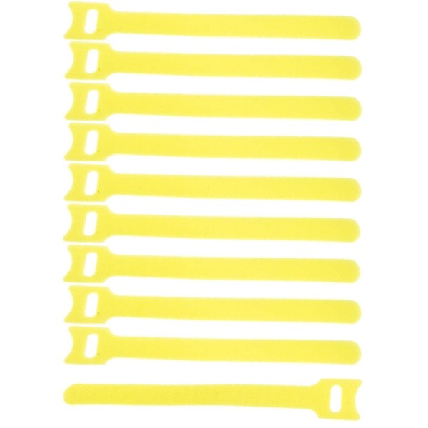 750 x Velcro Cable Ties 150 x 22 mm Yellow