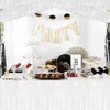 4P Metallic Foil Fringe Banner Tinsel Table Skirts for Rectangle