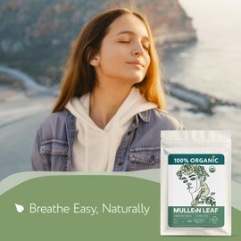 Super Value Pack 5 LB - Organic Mullein Leaf Tea Bulk – Mullen, Mullien, Mullin, Muellin Herb