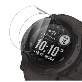 KUSINHOKA 3 Pack Screen Protector for Garmin Instinct 2/ Instinct 2 Solar,HD Clear Scratch Resistant Bubble Free Easy Installation，Ultra Thin TPU Full Coverage Flexible Soft Film